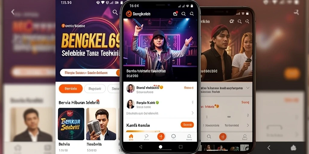 Antarmuka aplikasi BENGKEL69 yang menarik dan informatif.