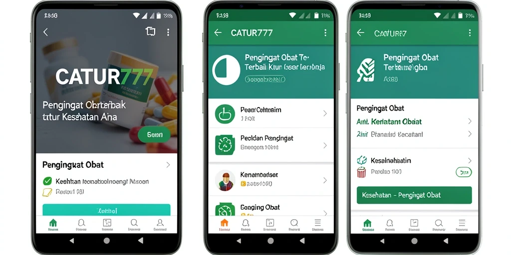 Tampilan antarmuka aplikasi CATUR777 yang ramah pengguna.