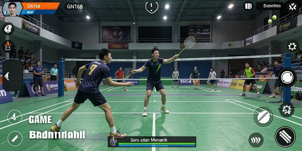 Tampilan antarmuka GN168 yang menarik dan interaktif.