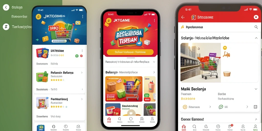Tampilan antarmuka JKTGAME untuk belanja online yang nyaman.