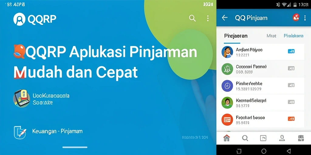 Tampilan antarmuka QQRP yang user-friendly dan informatif.