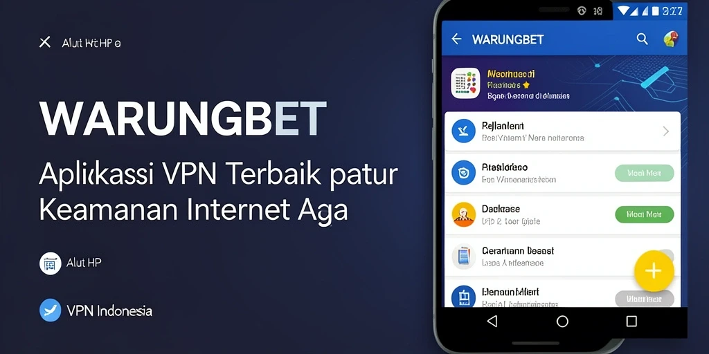 Tampilan antarmuka aplikasi WARUNGBET yang intuitif.