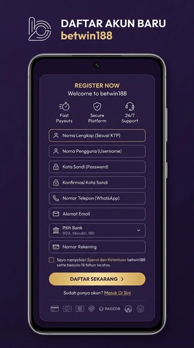 Cara Mudah Registrasi Akun Betwin188 untuk Pengguna Android